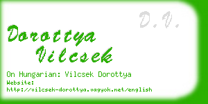 dorottya vilcsek business card